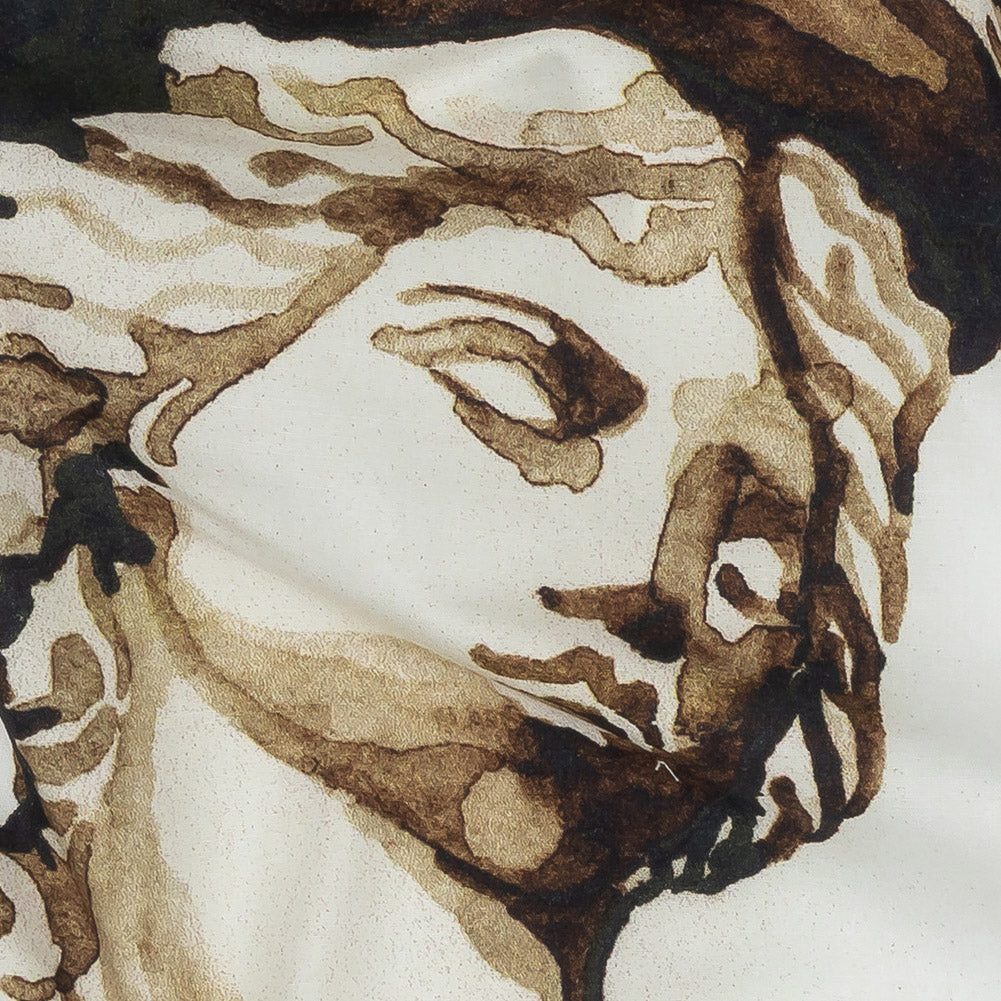 Mood Exclusive Roman Ruins Stretch Cotton Poplin Detail