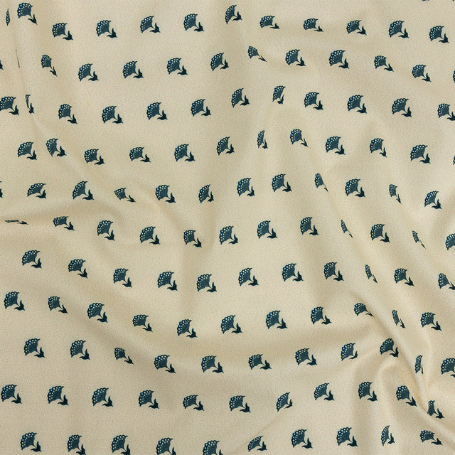 Mood Exclusive Impala Floral Fans Stretch Cotton Poplin