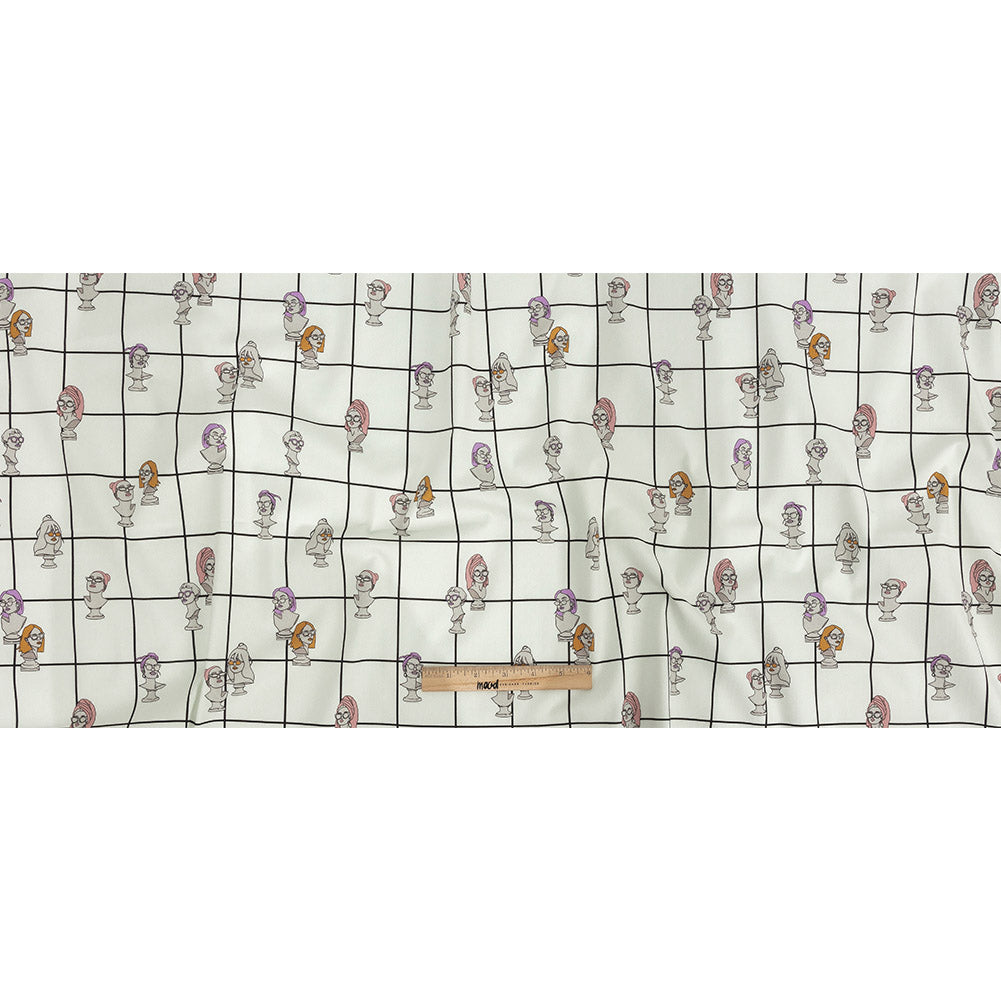 Mood Exclusive Off-White Erudite Architecture Cotton Poplin Full