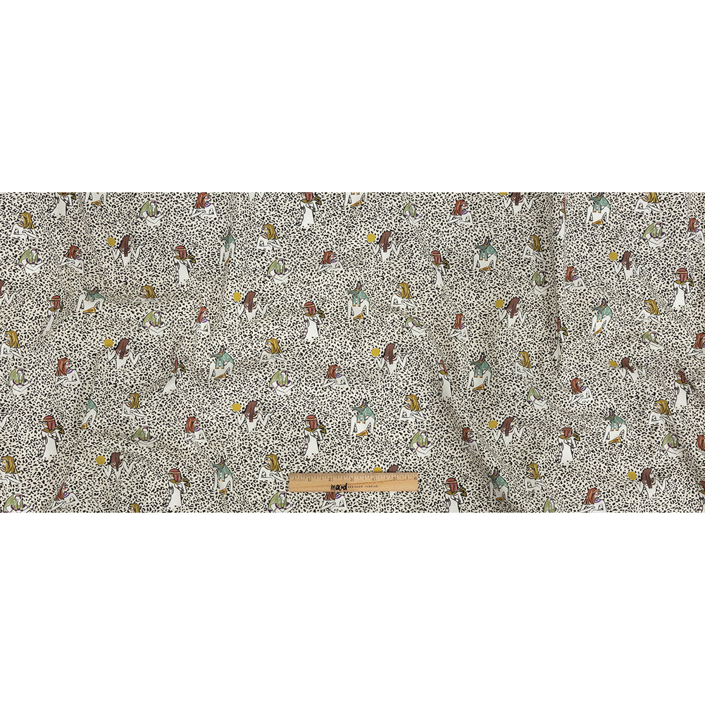 Mood Exclusive Cheetah Realm of Anubis Stretch Brushed Cotton Twill Full