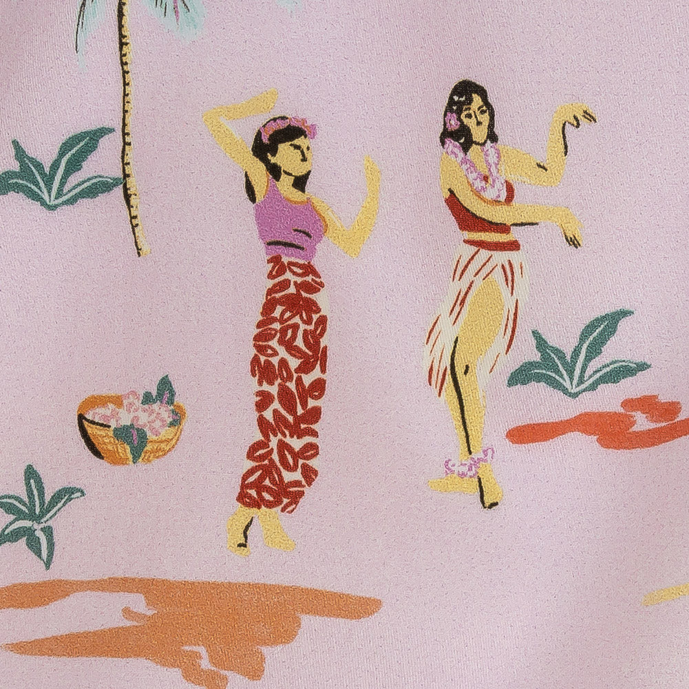 Mood Exclusive Pale Pink Island Idyll Cotton Voile Detail