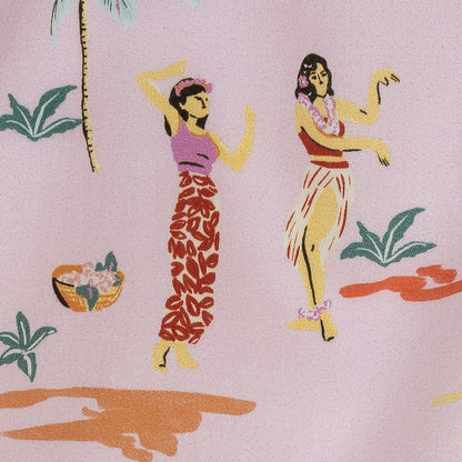 Mood Exclusive Pale Pink Island Idyll Cotton Voile Detail