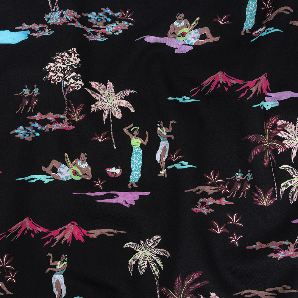 Mood Exclusive Black Island Idyll Cotton Voile