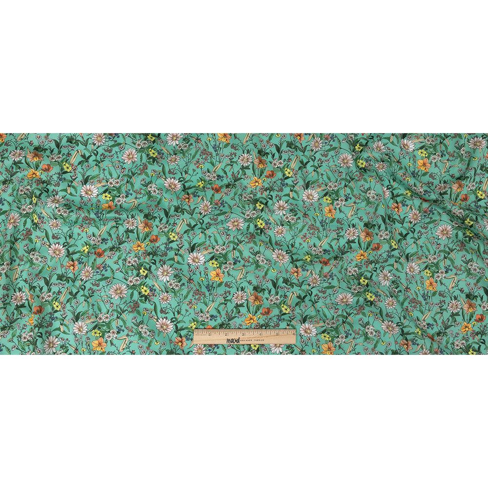 Mood Exclusive Aqua Garden of Gems Cotton Voile Full
