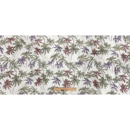 Mood Exclusive Purple and Red Casual Coronation Cotton and Viscose Gauze Folded