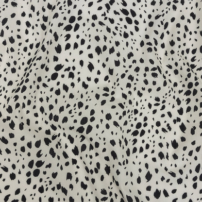 Mood Exclusive Off-White Dappled Daring Cotton Poplin