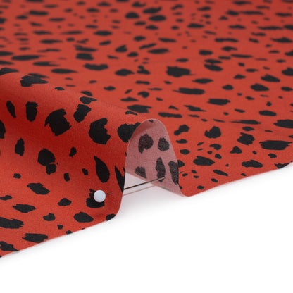 Mood Exclusive Red Dappled Daring Cotton Poplin Full