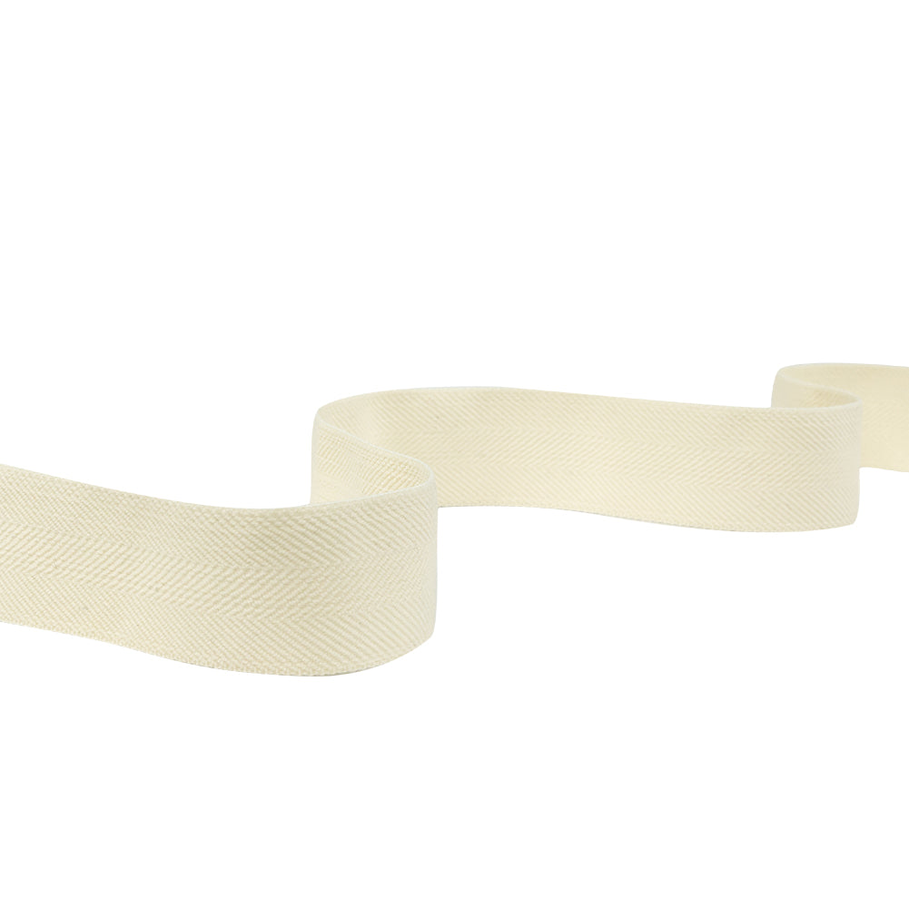 Italian Cloud Cream Stretch Twill Tape - 1"