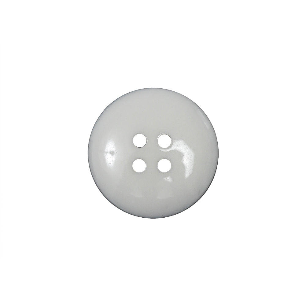 Black and White Bold 4-Hole Plastic Button - 28L/18mm Detail