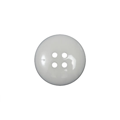 Black and White Bold 4-Hole Plastic Button - 28L/18mm Detail