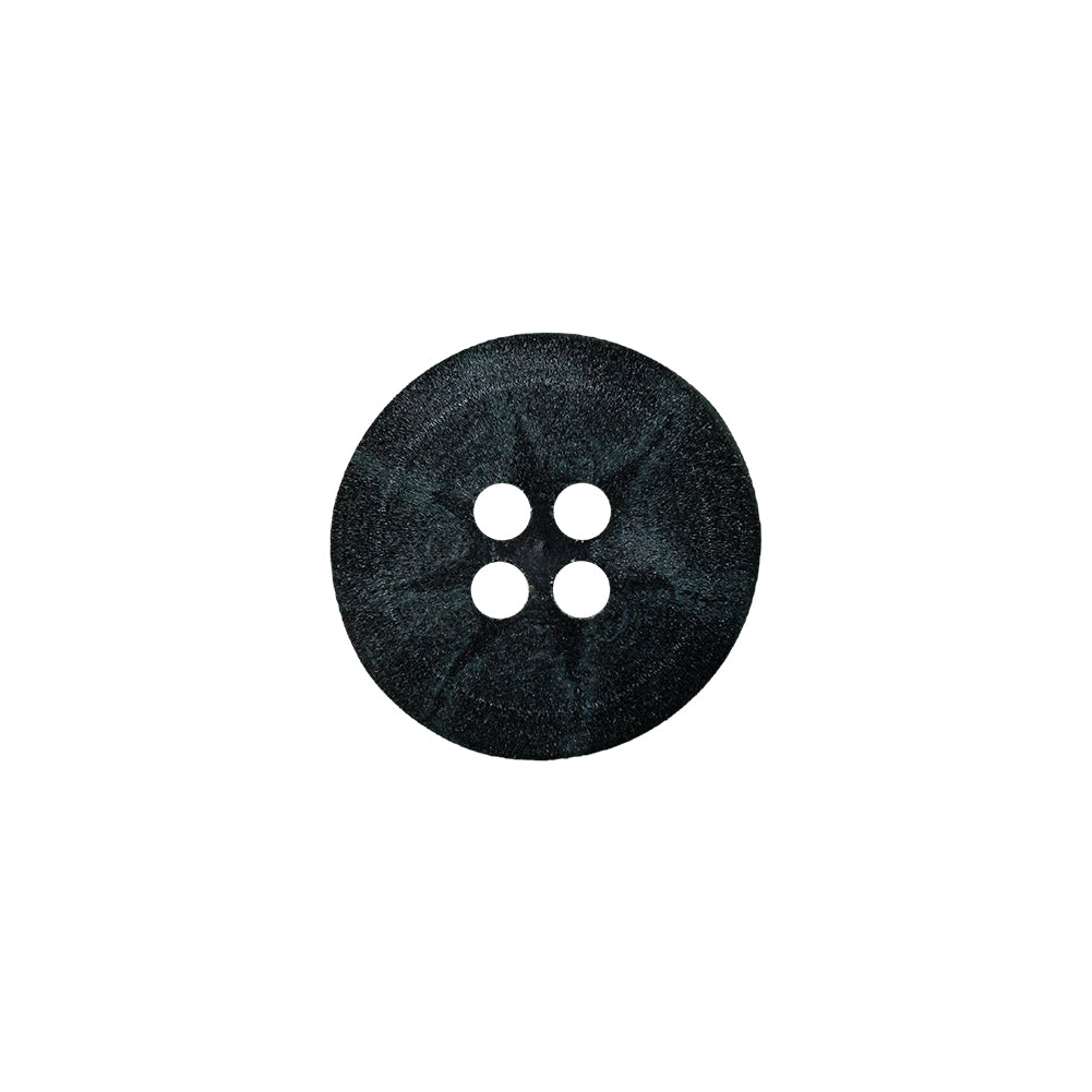 Shale Low Convex Top 4-Hole Plastic Button - 24L/15mm