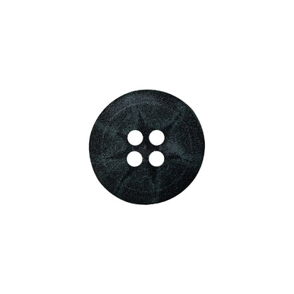 Shale Low Convex Top 4-Hole Plastic Button - 24L/15mm