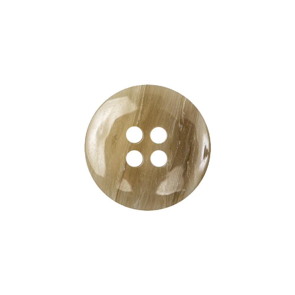 London Fog and Martini Olive Glossy Tire Shape Rim 4-Hole Plastic Button - 28L/18mm Detail