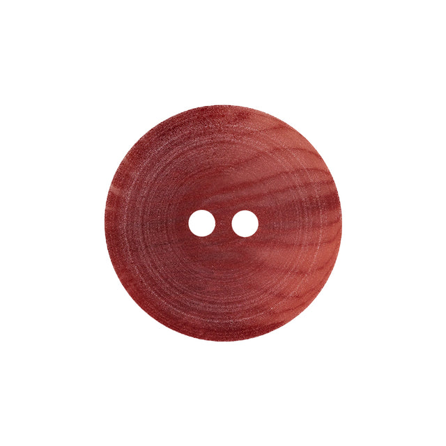 Jolly Red Swirls Low Convex Top 2-Hole Plastic Button - 36L/23mm