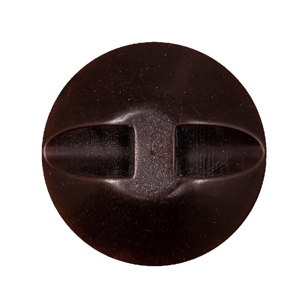 Maroon Self Shank Coat Button with Needle Channel - 44L/28mm Detail