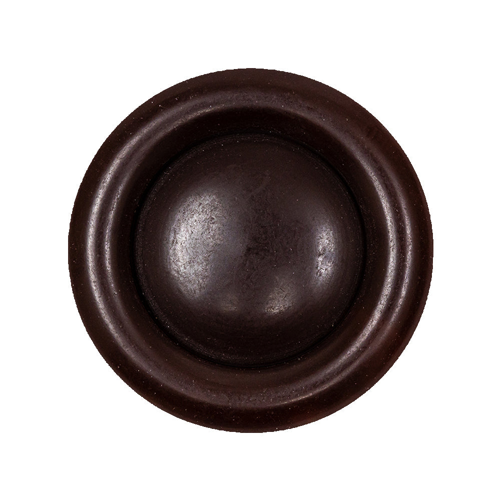 Maroon Self Shank Coat Button with Needle Channel - 44L/28mm