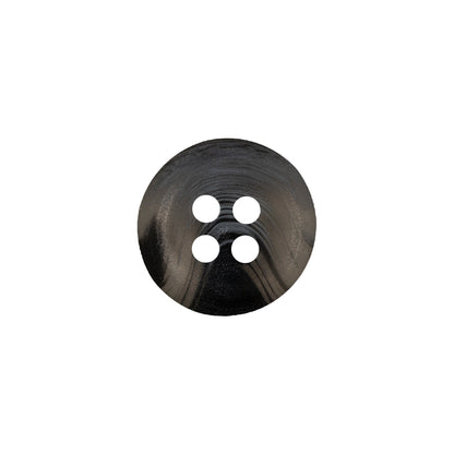 Brewing Storm Translucent 4-Hole Low Convex Top Plastic Button - 24L/15mm Detail
