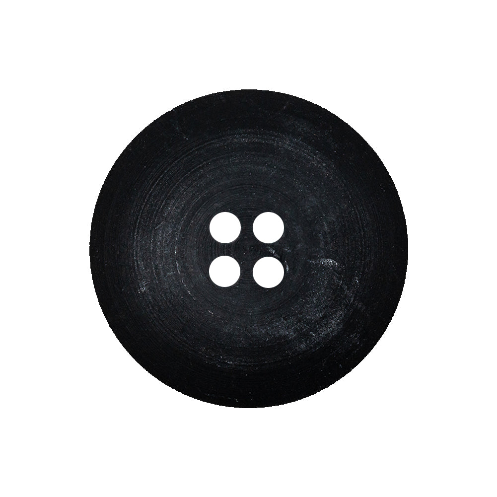 Steeple Gray and Peat 4-Hole Molded Plastic Button - 40L/25.5mm Detail