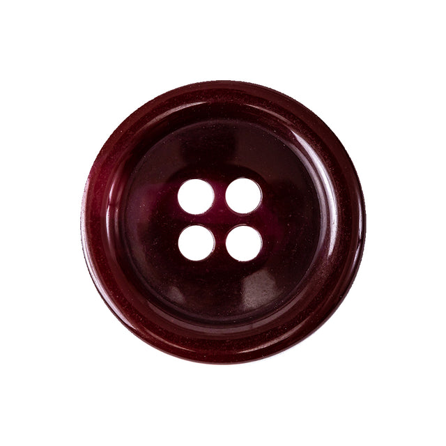 Magenta Night Sky Tire Shaped Rim Convex 4-Hole Plastic Button - 40L/25.5mm