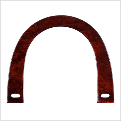 Light Brown Wooden Handle - 3.5"  x 4.5"