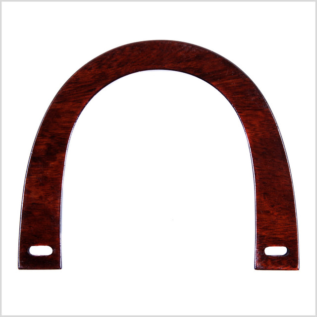 Light Brown Wooden Handle - 3.5"  x 4.5"