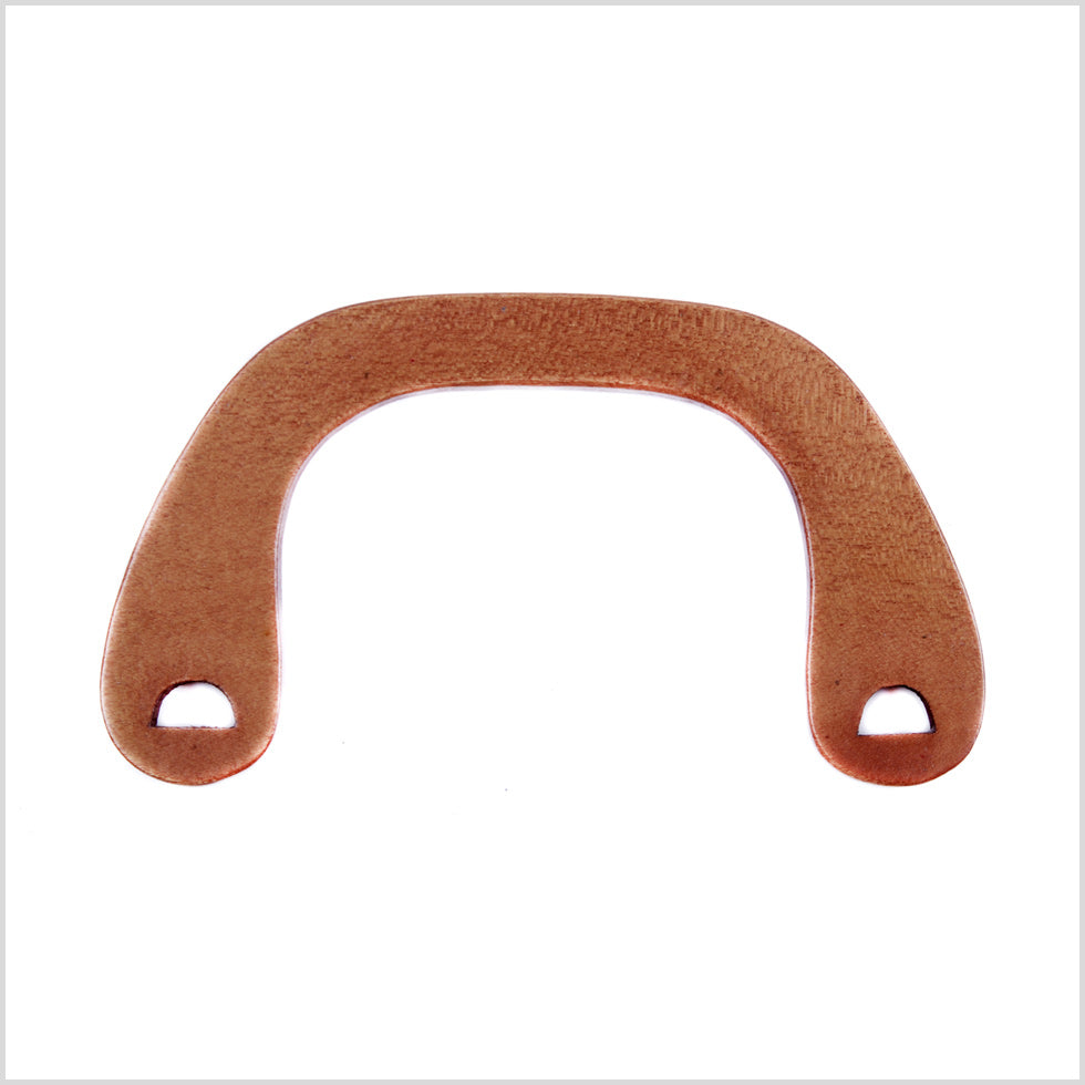 Brown Wooden Handle - 3" x 4.5"