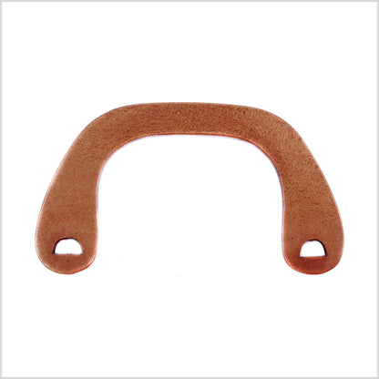Brown Wooden Handle - 3" x 4.5"