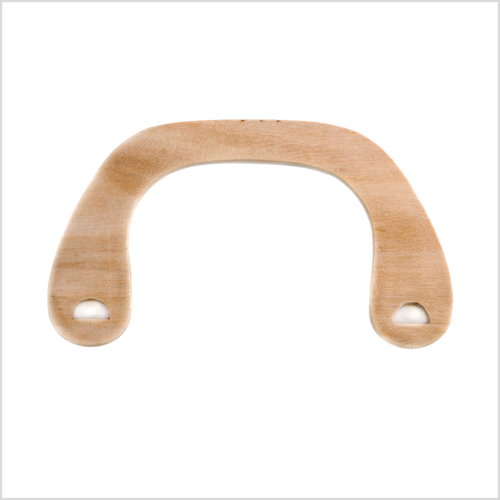 Natural Wooden Handle - 3" x 4.5" Detail