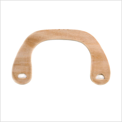 Natural Wooden Handle - 3" x 4.5" Detail