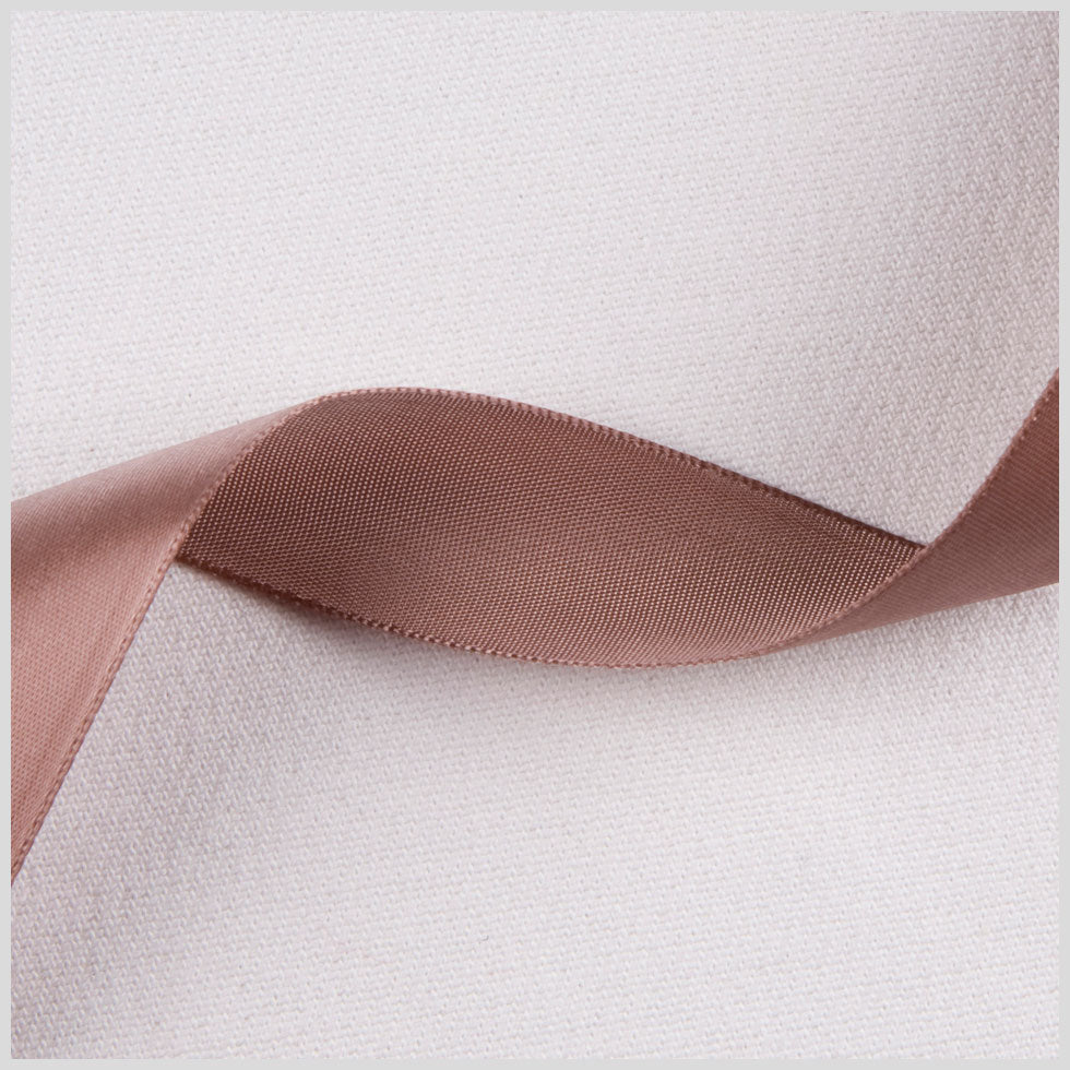 7/8" Taupe Single Face Satin Ribbon