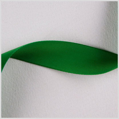 7/8" Emerald Single Face Satin Ribbon