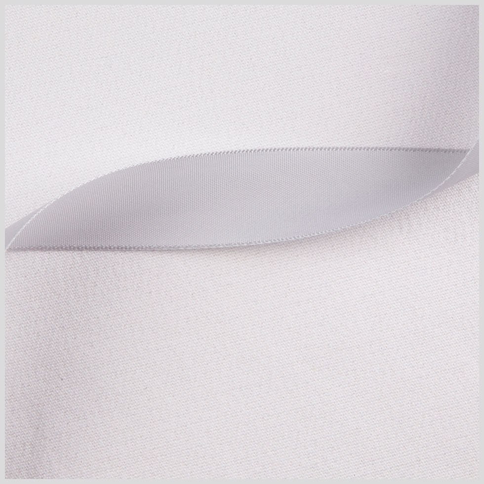 7/8" Millennium Silver Single Face Satin Ribbon