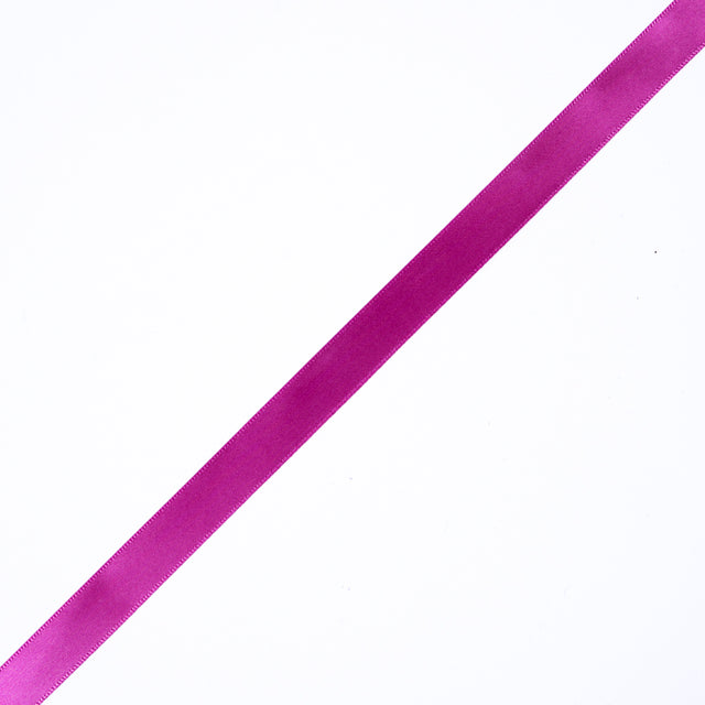 1/2" Festive Fuchsia Single Face Satin Ribbon