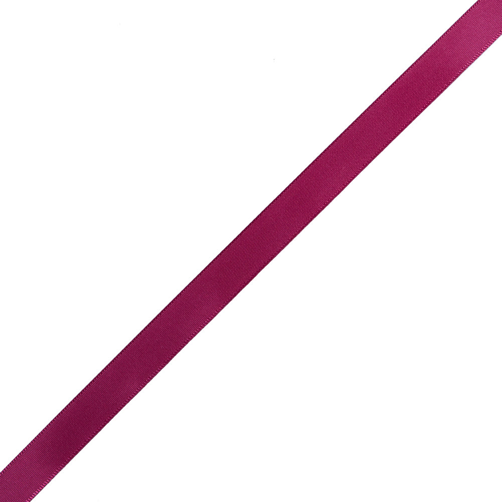 1/2" Wine Single Face Satin Ribbon