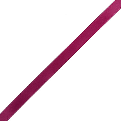 1/2" Wine Single Face Satin Ribbon