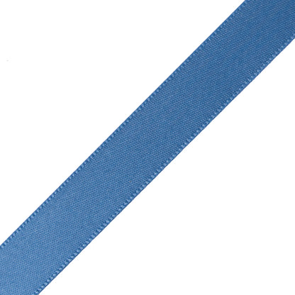 1/2" Antique Blue Single Face Satin Ribbon Detail
