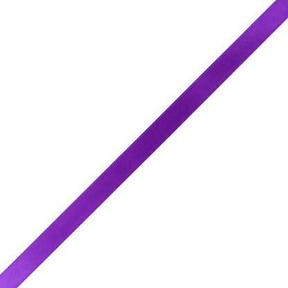 1/2" Purple Single Face Satin Ribbon
