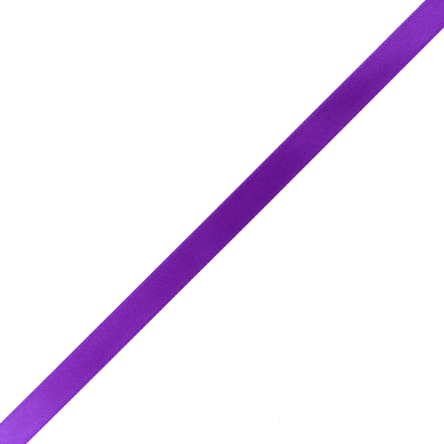 1/2" Purple Single Face Satin Ribbon