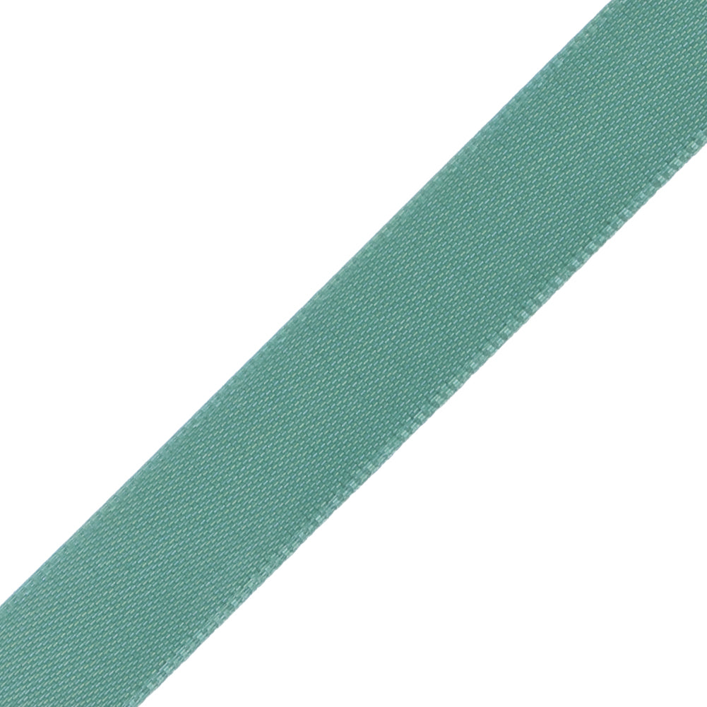1/2" Sea Green Single Face Satin Ribbon Detail