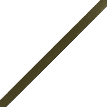 1/2" Olive Single Face Satin Ribbon
