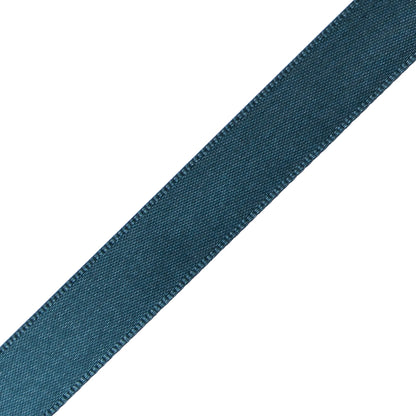 1/2" Midnight Jade Single Face Satin Ribbon Detail