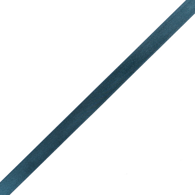 1/2" Midnight Jade Single Face Satin Ribbon