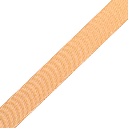 1/2" Tangerine Single Face Satin Ribbon Detail