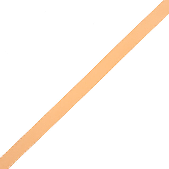 1/2" Tangerine Single Face Satin Ribbon