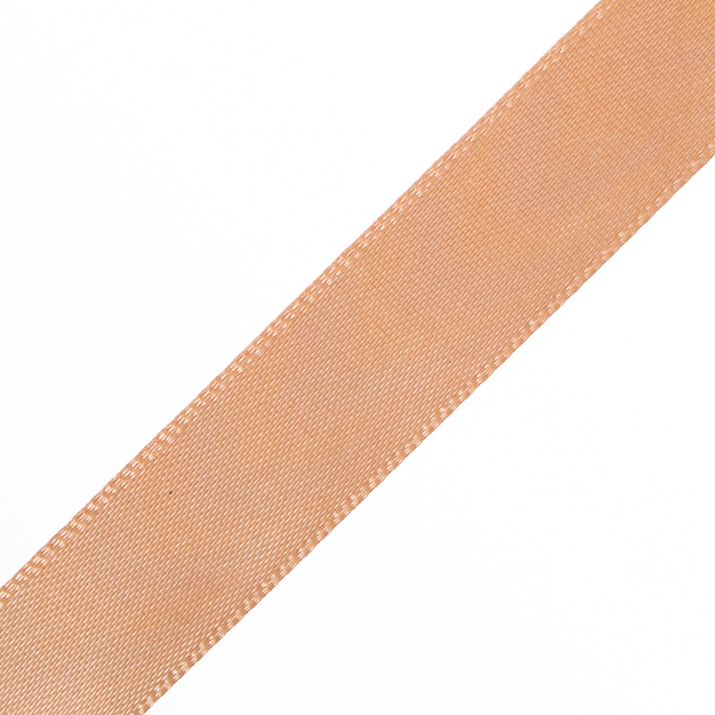 1/2" Old Gold Single Face Satin Ribbon Detail