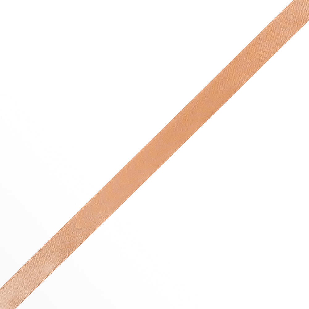 1/2" Old Gold Single Face Satin Ribbon