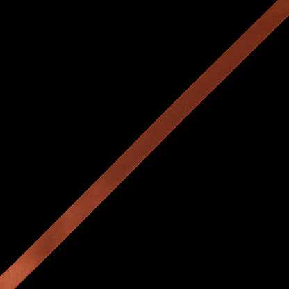 1/2" Rust Single Face Satin Ribbon