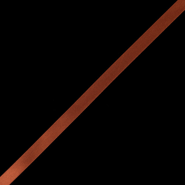 1/2" Rust Single Face Satin Ribbon