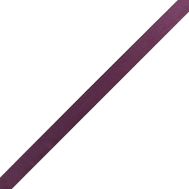 1/2" Currant Single Face Satin Ribbon