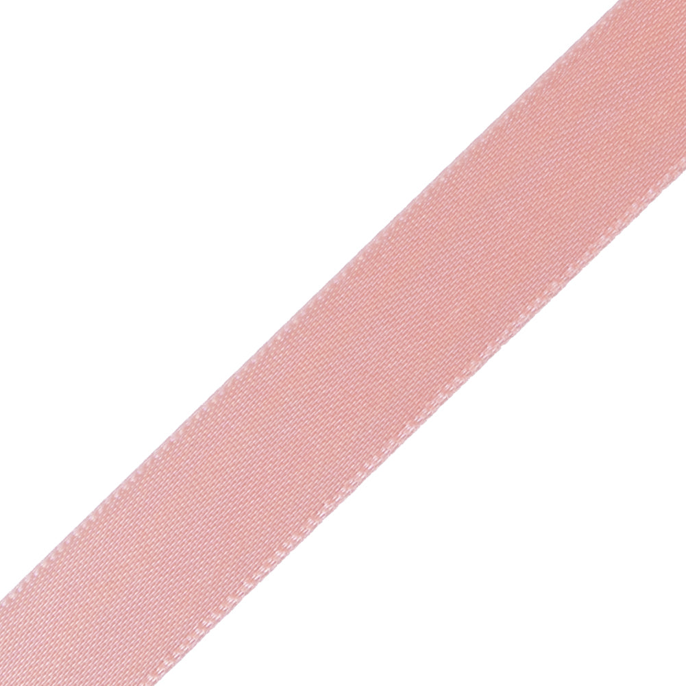 1/2" Light Coral Single Face Satin Ribbon Detail
